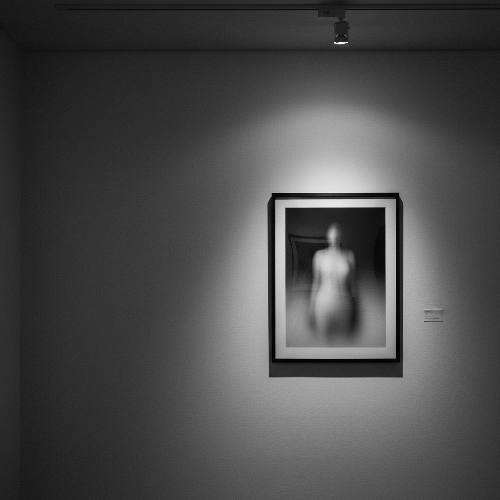 Cinematic black and white frame